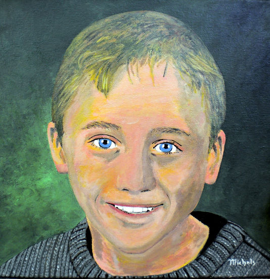 Josué Michels Acrylic Canvas Portrait