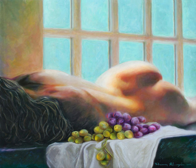 Ventana de Baco Oil Canvas Nude Paintings