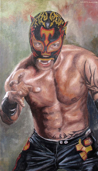 Xtreme Tiger Oil Canvas Portrait