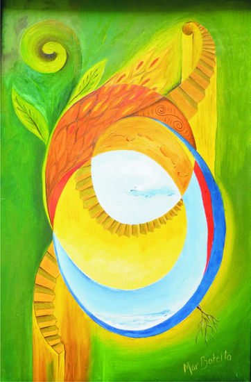 Equilibrio Oil Canvas Landscaping