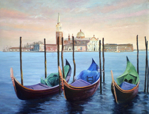 Venecia Óleo Lienzo Paisaje