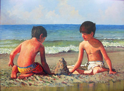 Meninos brincando...