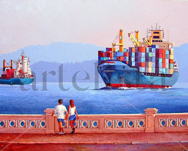 Navio de containers Oil Textile Landscaping