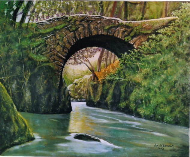 el puente Oil Canvas Landscaping