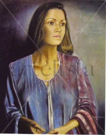 retrato 1 Oil Canvas Portrait