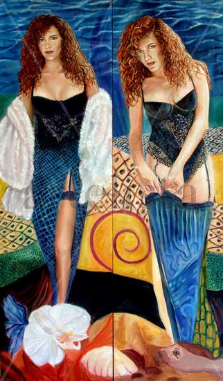 Sirena Oil Canvas Portrait