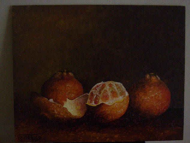 mandarinas Oil Canvas Landscaping