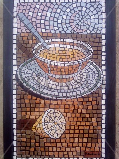 taza de sopa, mosaicos 