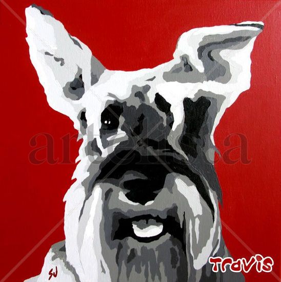 Travis Acrylic Canvas Figure Painting