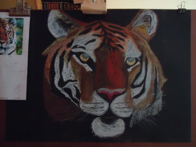 tigre Pastel Card Animals