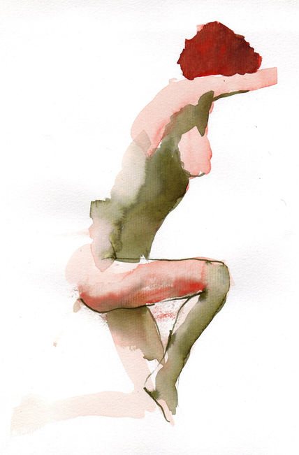 Desnudo de perfil