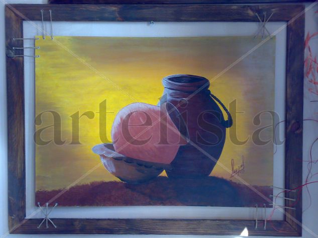 jarrones Óleo Lienzo Figura