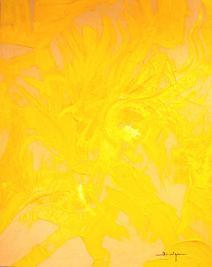 Mascara en amarillo