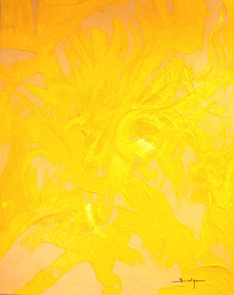 Mascara en amarillo