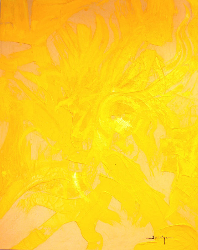 mascara en amarillo