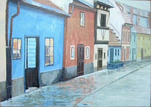 Praga Acrylic Canvas Landscaping