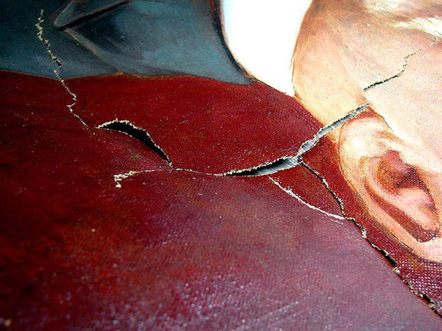 DETALHE DO RASGO-Restauração- Retrato do Sr. Antonio Teixeira de Assumpção Netto