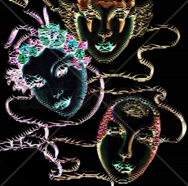 MASCARAS  TEATRALES
