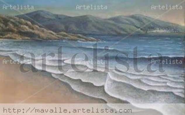 playa Oil Canvas Landscaping