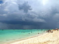 tormenta en playa