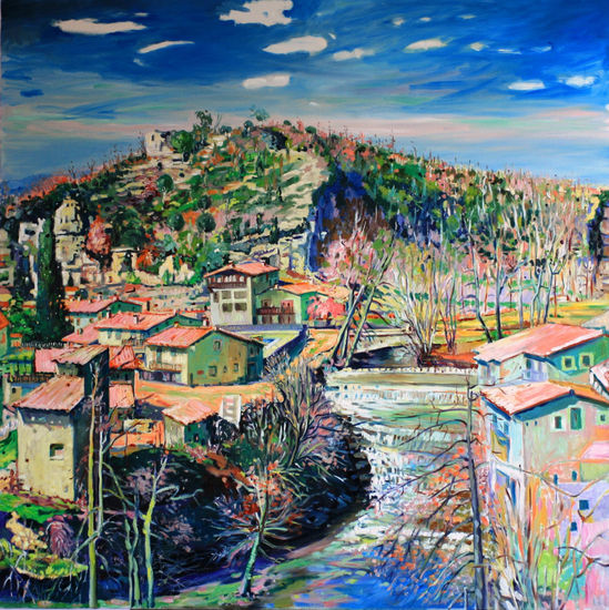 Rupit Oil Canvas Landscaping