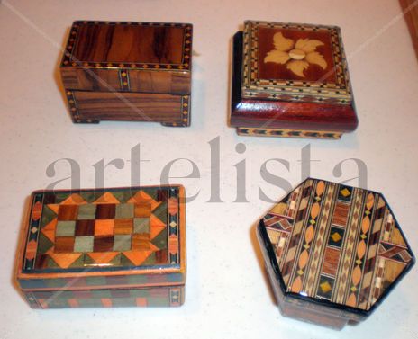 Cajitas varias madera