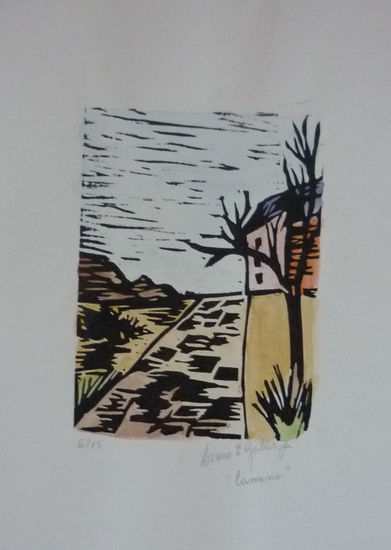 SIN TITULO Linocut