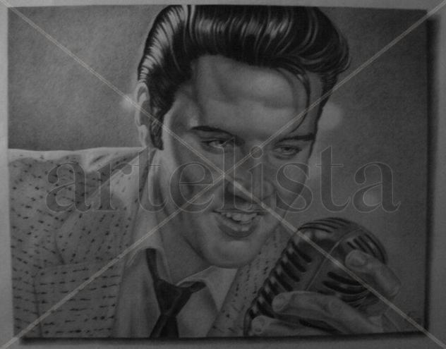 Retrato de Elvis Presley 3