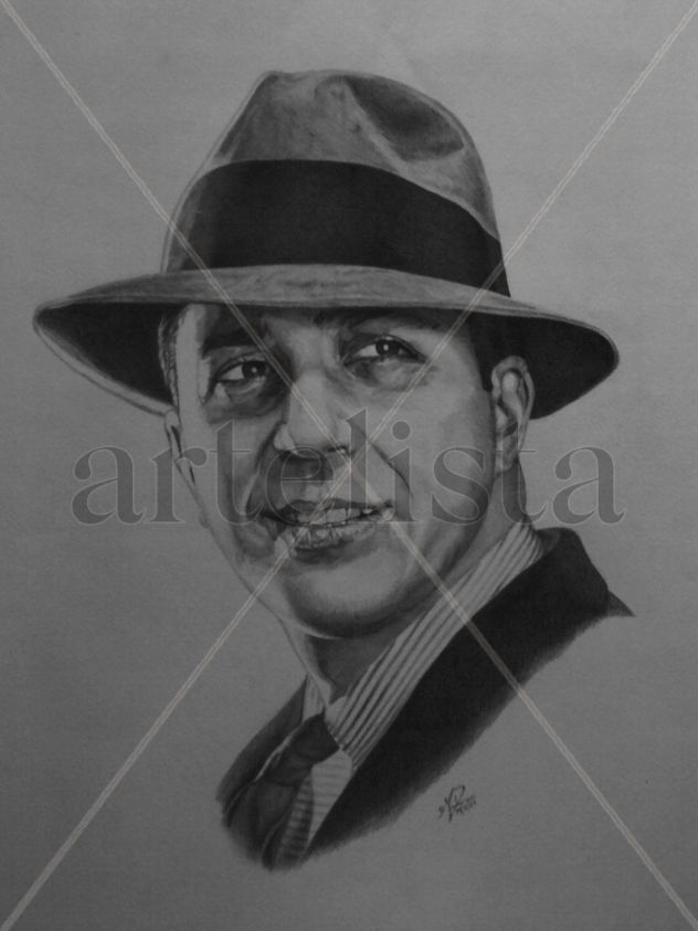 Retrato de Carlos Gardel