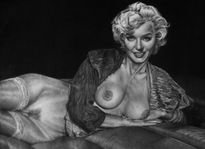 Dibujo de Marilyn