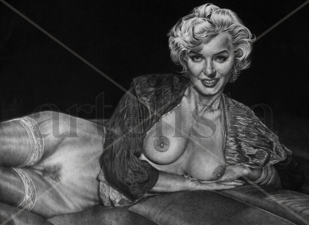 Dibujo de Marilyn Lápiz