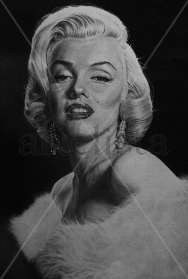 Retrato de Marilyn Lápiz