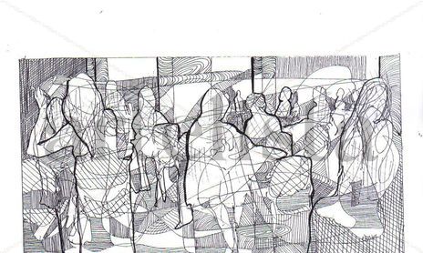 serie dibujos polusión humana