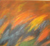 Fogo posto, 100x100cm. 1800€ acrilico s. tela.