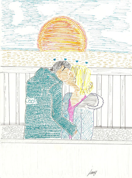 Pareja playa