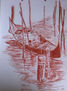 gondola amarrada