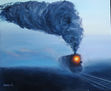 tren en la niebla