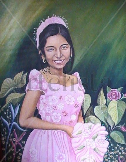 Retrato 1 Oil Canvas Portrait