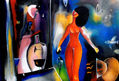 Mujer en abril (homenaje a Roger Von Gunten)