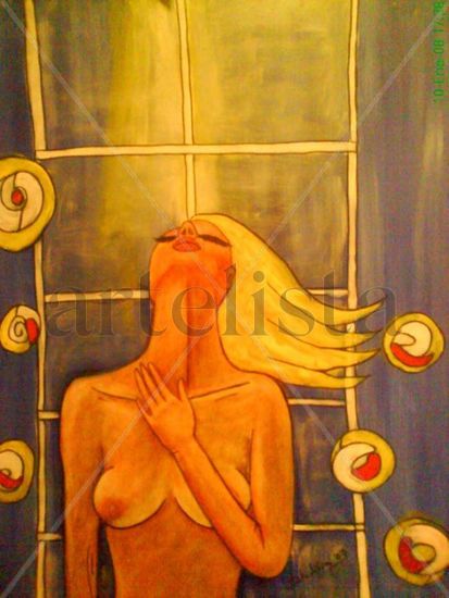 Libertad Acrylic Panel Nude Paintings