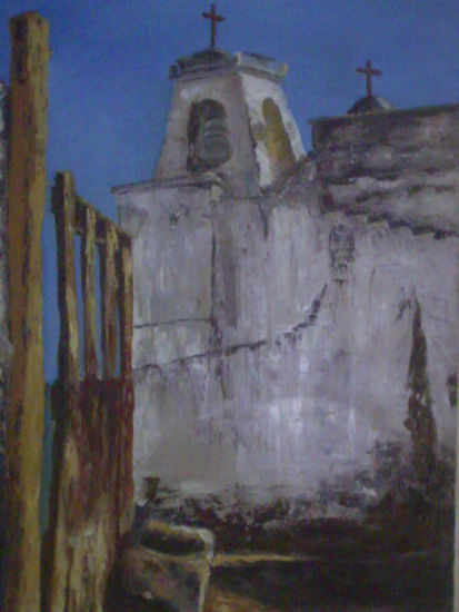 iglesia de Chiu-Chiu Oil Canvas