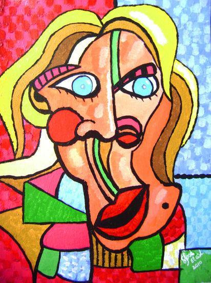 mujer Acrylic Canvas Figure Painting