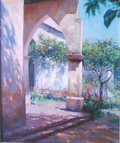 Patio Oil Canvas Landscaping