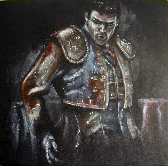 " Torero I " Acrylic Canvas Portrait