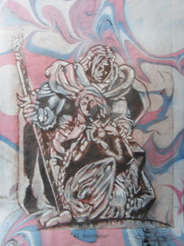 Estatua de guerrero