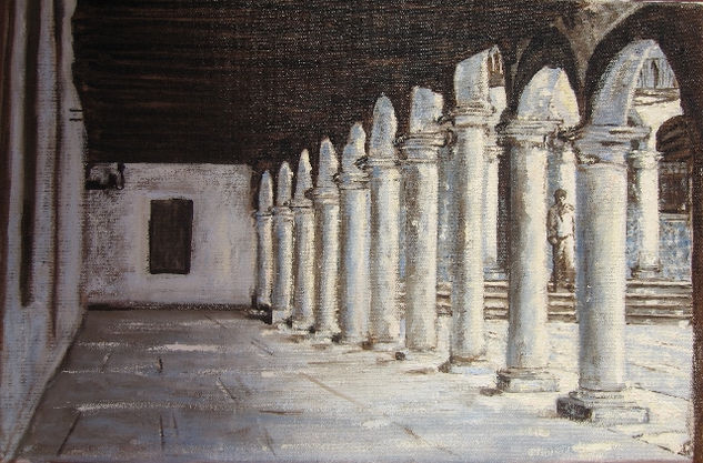 Sigüenza, Plaza Mayor Oil Canvas