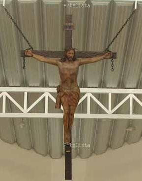 CRISTO CRUCIFICADO Freyre-Argentina Madera Figurativa