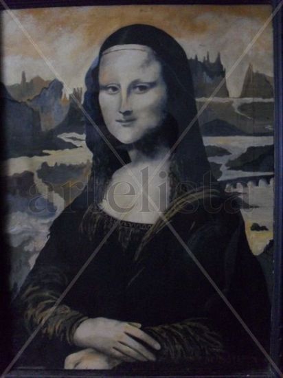 La Gioconda- copia Acrílico Lienzo Retrato