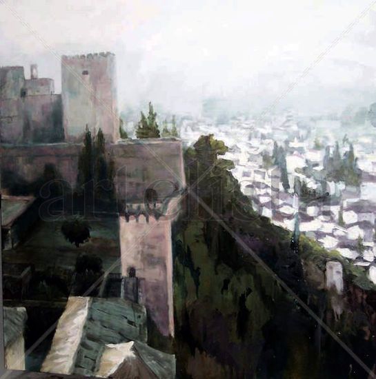 granada 12 Oil Canvas Landscaping