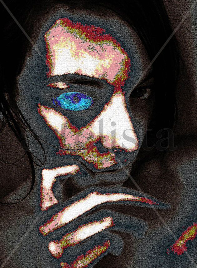 jazz woman in blue eyes